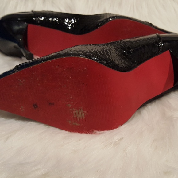 GENTLY WORN Red Bottom Heels - Picture 5 of 6